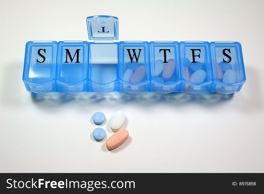 Closeup of Medication and Dispenser