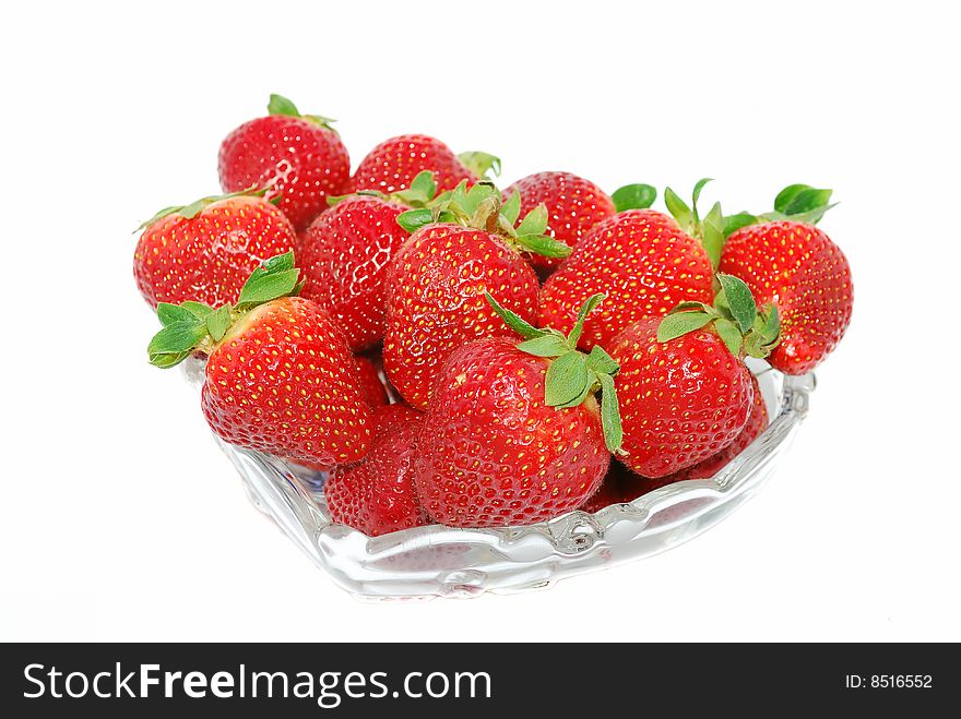 Isolated fruits - Strawberries on white background. Isolated fruits - Strawberries on white background.