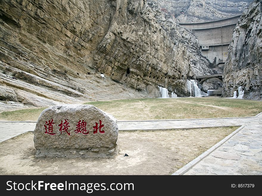 The hanging temple, shanxi, china.exterior detailed view.