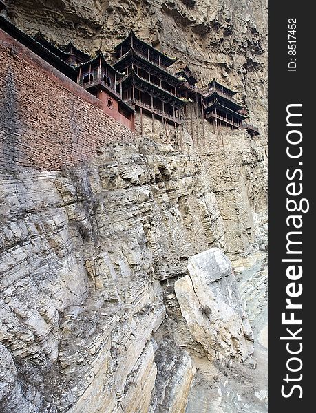 The hanging temple is one of the main tourist attractions and historical sites in the datong area. built more than 1400 years ago, this temple is unique not only for its location on a sheer precipice but also because it includes buddhist, taoist, and confucian elements.