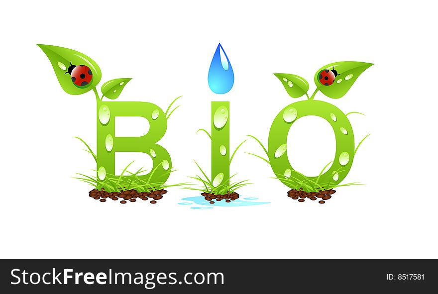 Bio concept illsutration for designers