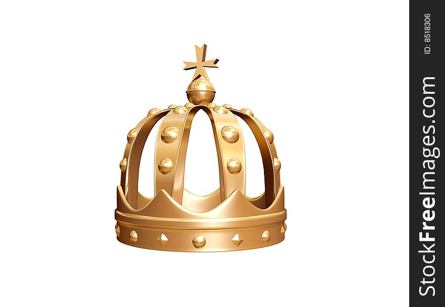 This picture shows the crown of gold.