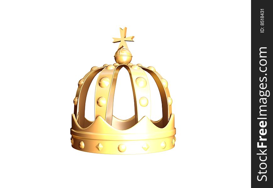 This picture shows the crown of gold.