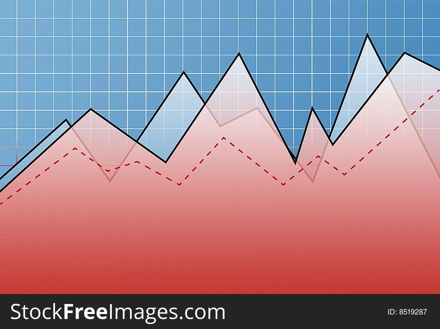 Business abstract background from graph. Business abstract background from graph