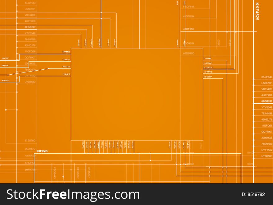 Business abstract background on an orange with copy space. Business abstract background on an orange with copy space