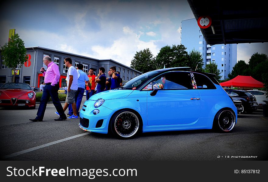 Fiat 500 Baby Blue