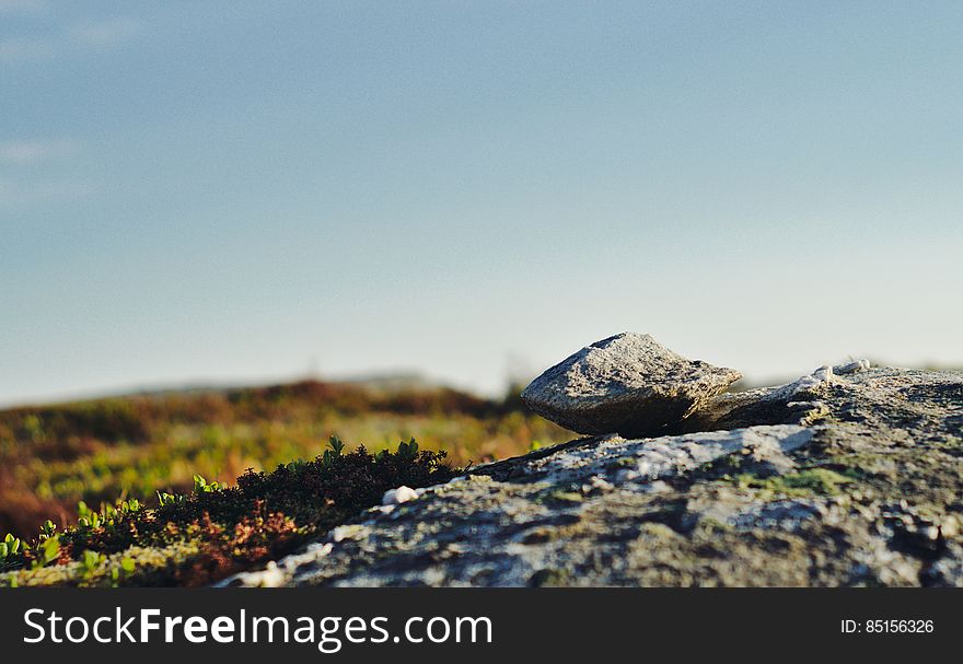 Rock And Sky Background Texture