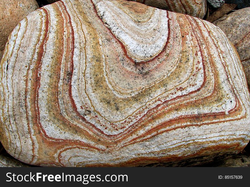 rock texture with curved pattern 1