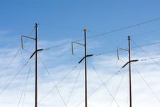 Electrical Power Lines Royalty Free Stock Photo Electrical Power Lines Royalty Free Stock Photo