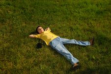 Boy Listening To Music Royalty Free Stock Images Boy Listening To Music Royalty Free Stock Images