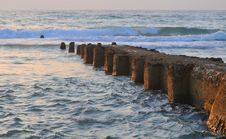 Jetty At Twilight Time Royalty Free Stock Image Jetty At Twilight Time Royalty Free Stock Image