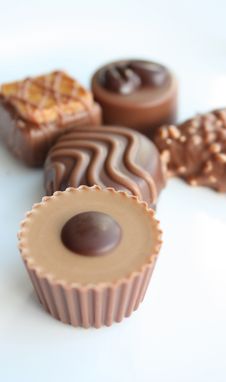 Classic Milk Chocolates. Royalty Free Stock Photo Classic Milk Chocolates. Royalty Free Stock Photo