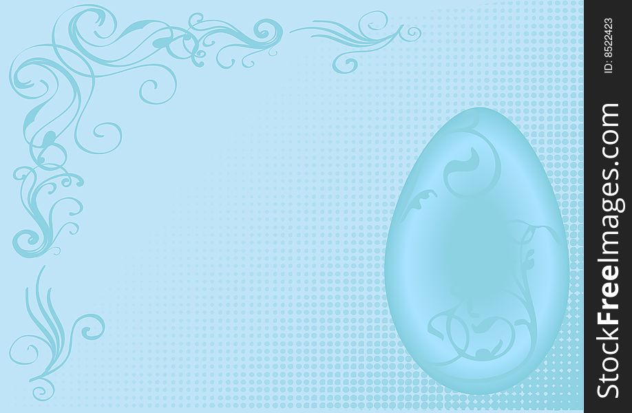 The beautiful background of patterned and patterned egg.