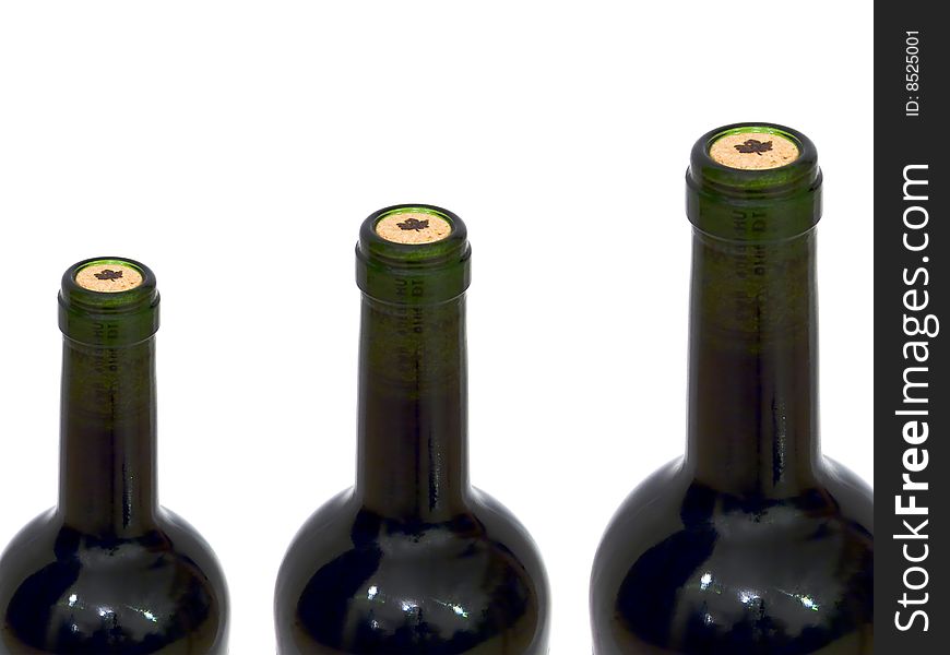 Three Wine Bottles