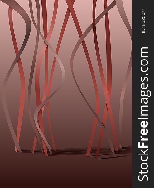 Seaweeds Stylish Surrealism in Dark Red Expression