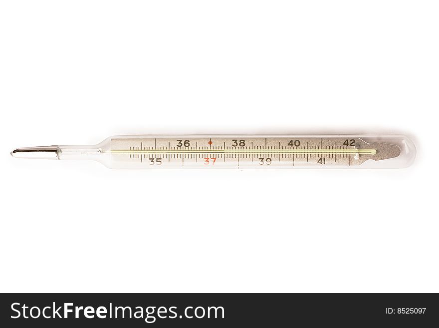 Thermometer isolated on white background