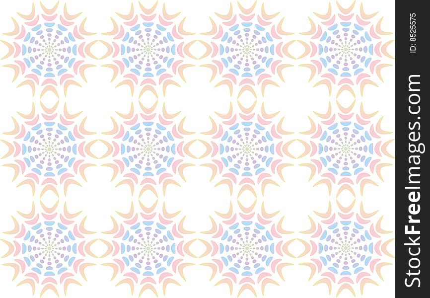 Abstract pattern of pastel tones