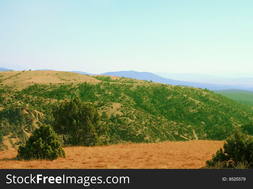 Summer forest and mountains of Turkey. Summer forest and mountains of Turkey