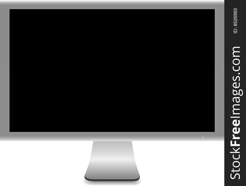 Icon of LCD. Vector illustration.