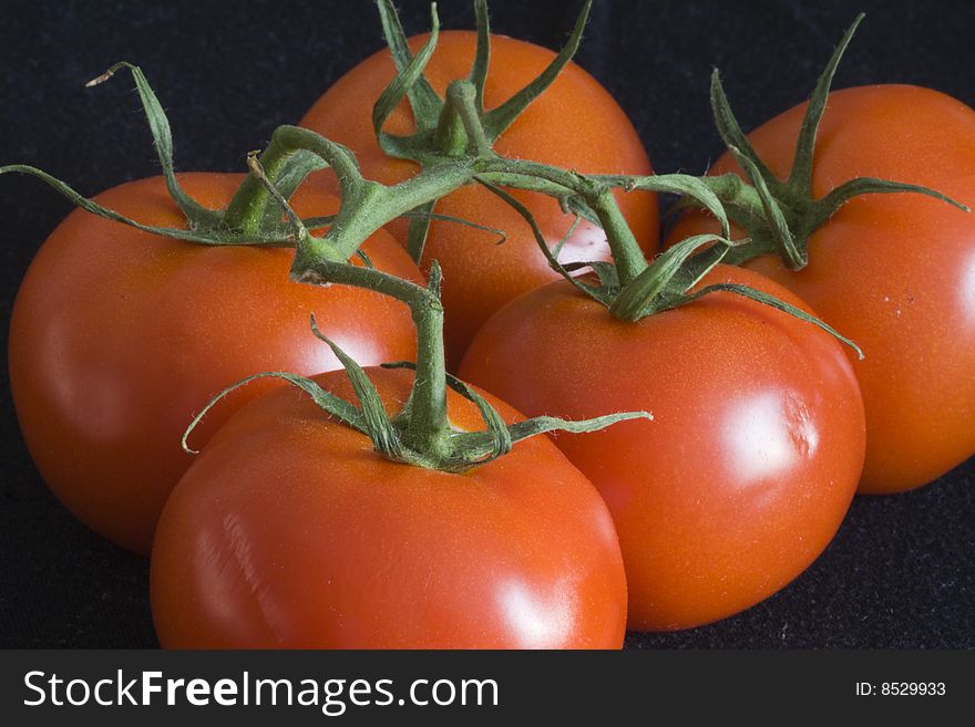 Tomatoes On Vine