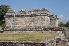 Tulum Ruins Royalty Free Stock Images