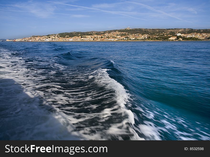 Sea view from the citadel of La Maddalena in Sardinia (G8). Sea view from the citadel of La Maddalena in Sardinia (G8)