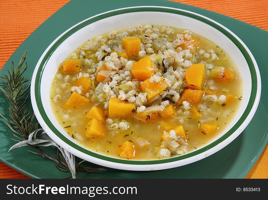 Vegetable Soup With Pumpkin