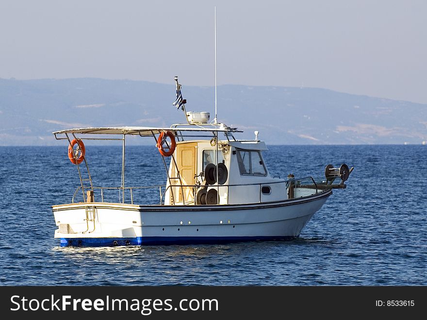 Sailing Boat at the Greece. Sailing Boat at the Greece