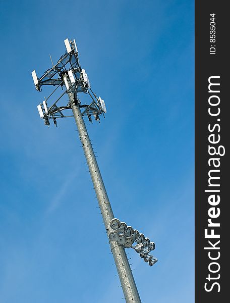 Cell Phone Tower with Sports field Lights