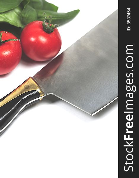Kitchen Tool And Vegetables