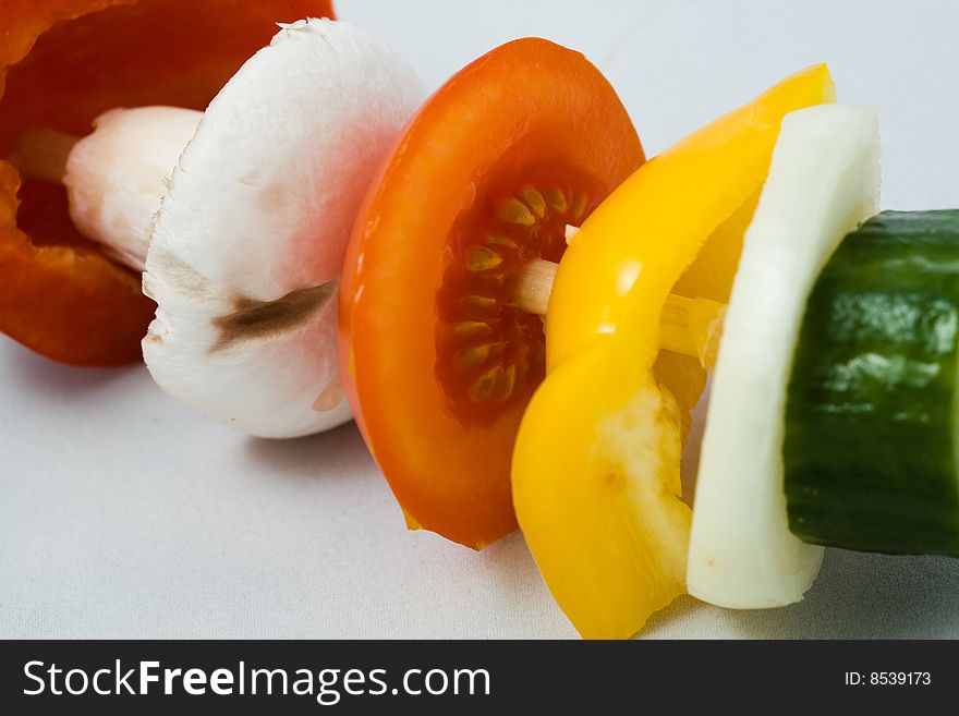 Stock photo: an image of tasty fresh vegetables closeup