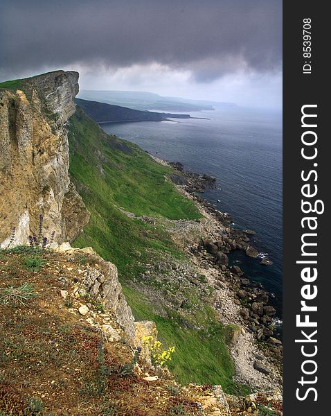 Gad Cliffs - Dorset coast, England