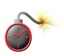 Time Bomb Royalty Free Stock Photography