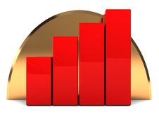 Raising Charts Royalty Free Stock Photo Raising Charts Royalty Free Stock Photo