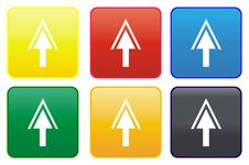 Arrow Web Button Stock Image Arrow Web Button Stock Image