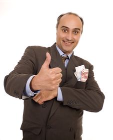 Business Money Man Royalty Free Stock Photography Business Money Man Royalty Free Stock Photography