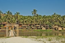 Beach Houses Royalty Free Stock Photo Beach Houses Royalty Free Stock Photo