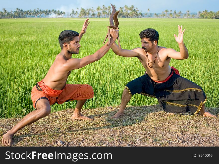 Kalarippayat, indian ancient martial art of Kerala. Kalarippayat, indian ancient martial art of Kerala