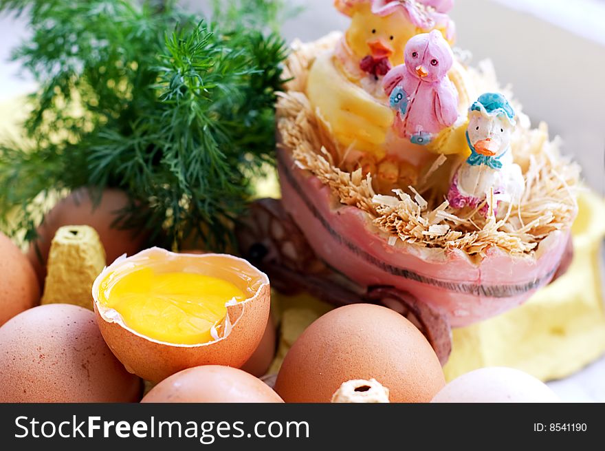 Eggs and chickens