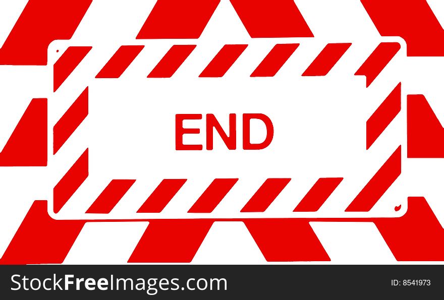 END Sign