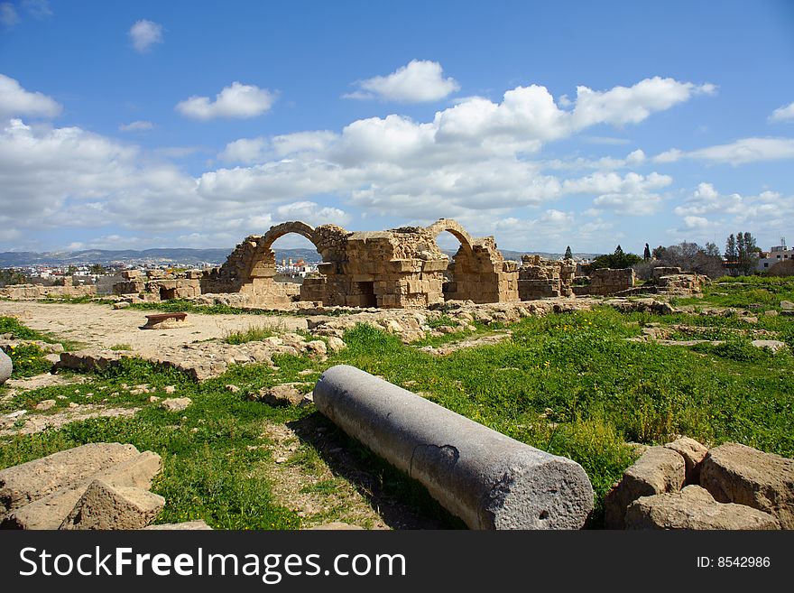 Old castle in Paphos area - Cyprus, 7th century bc