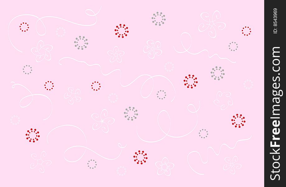 Seamless pattern with flowers drawing. Seamless pattern with flowers drawing