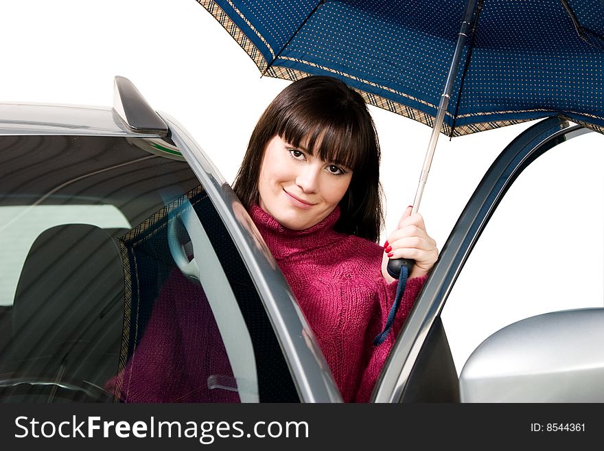 Pretty women and car