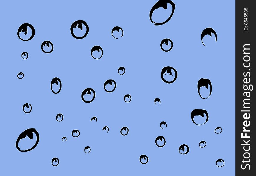 Vector Water Droplets