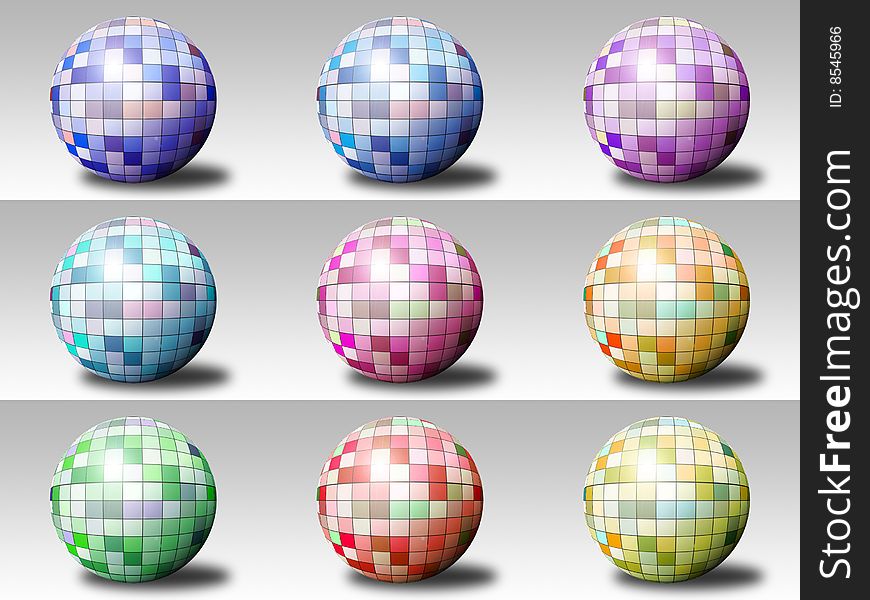 Varicoloured Balls