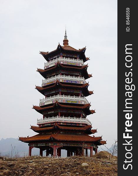 A  traditional Pagoda in China