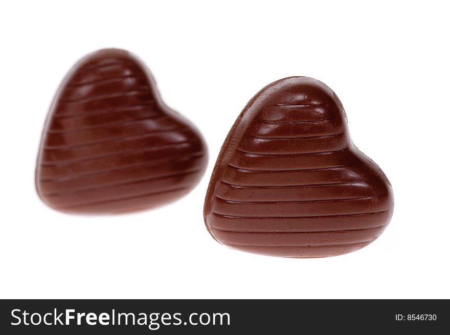 Heart shaped chocolate