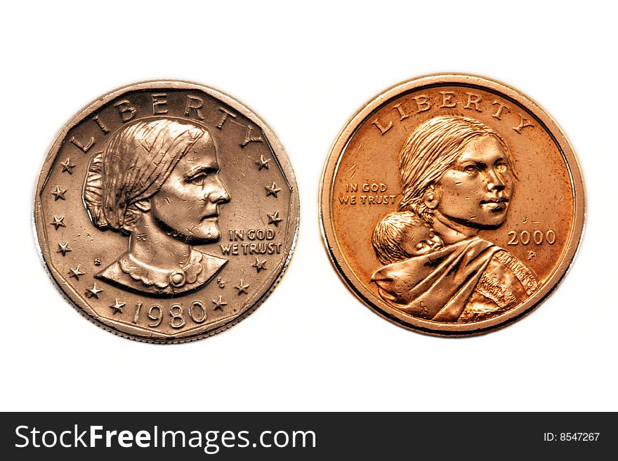 American Dollar coin comparison