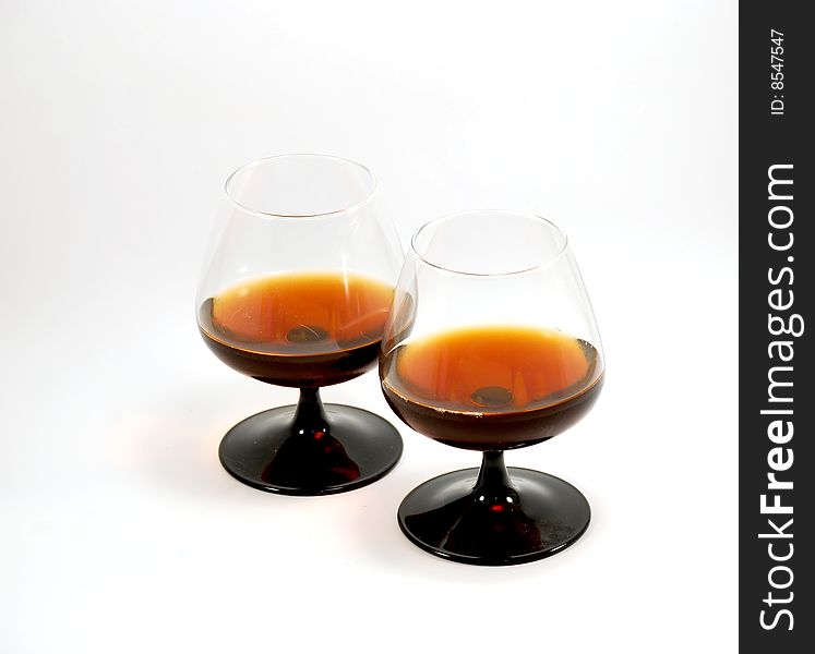 Two Glasses Of Cognac