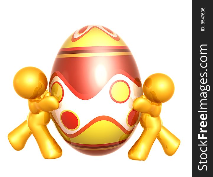 Easter egg and icon figure illustration. Easter egg and icon figure illustration